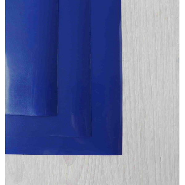 Термотрансферная пленка, матовая, цвет:синий, 25Х20 см